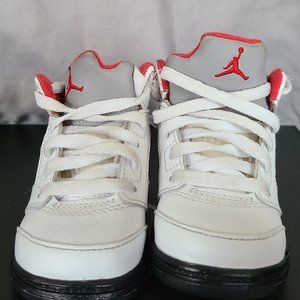 Air Jordan 5 Retro TD 'Fire Red' size 4C Sneakers